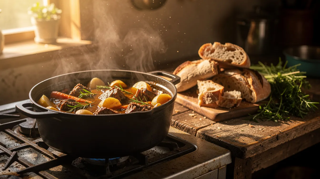 Ragoût d'agneau façon grand-mère : recette traditionnelle réconfortante